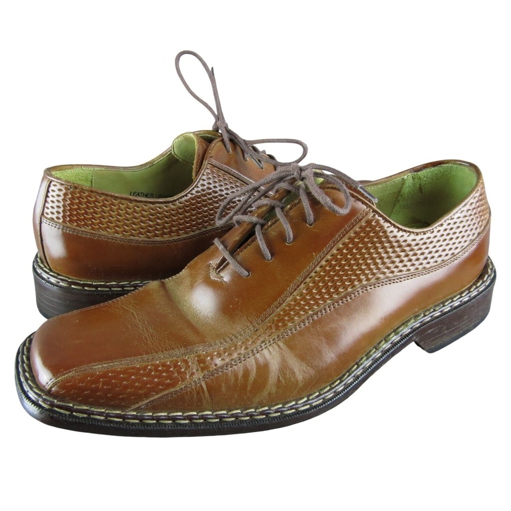 Stacy Adams Men's Oxfords Brown Leather Size 10M Gently Used 2025